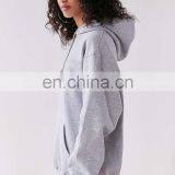 2017 Hot Sale Women Heather Grey Hoodies Mini Logo Hoodies Sweatshirt thumbnail-2