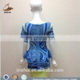 2015 New Fashion Short Sleeve Bodycon Rayon Vogue Pattern Bandage Dress thumbnail-2