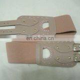 2012 Wide Colorful Elastic Belt for Lady , Genuine Leather Belt thumbnail-1