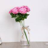 Wholesale Artificial Flower Bouquet 7 Heads Silk Rose
