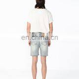 DiZNEW OEM Custom Denim Hand Printing Art Mens Bermuda Jeans Shorts thumbnail-4
