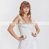 TWOTWINSTYLE Outerwear Tops Coats Patchwork Mesh Bowknot Slim Women Kimono Clothing Cotton Shell Summer Fashion New thumbnail-3