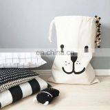 High Quality Canvas Storage Bags Toy Storage Bags Nursery Room Organizer Laundry Bags Accessory for Toy Tent of Kids Room thumbnail-5