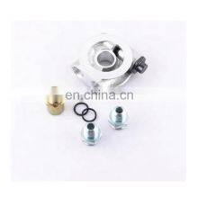 Modified Instrument Aluminum Material Silver Car Oil Cold Cake and Three-way Water Temperature Universal Car Cake thumbnail-2
