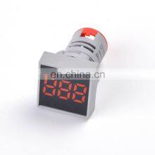 LED Voltmeter 22MM AC 20-500V Square Panel Digital Voltage Meter Indicator Light Digital Panel Indicator Voltmeter thumbnail-3