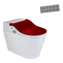 Smart Bidet Toilet With Integrated Dual Flush With Remote Control Elongated One Piece Smart Toilet With Advance Bidet Drying Hot Type Hip Cleaning thumbnail-4