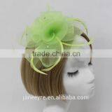 Wholesale Hair Accessories HairClip Flower With Feather Fascinator on Band thumbnail-1