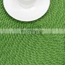 Kitchen & Tabletop Placemats Anti Slip Tableware Decoration Round Plastic Placemats thumbnail-5