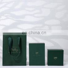 Custom Green Cardboard Drawer Jewelry Packaging Box With Logo thumbnail-3