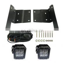 Mini Led Light Bar Mounting Bracket Kit for Jeep JL 2018-2020 thumbnail-5