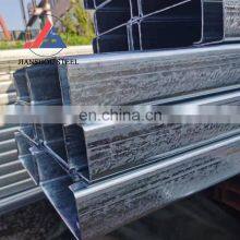 Light Weight Steel Roof Structure Prefabricated Types of Z Galvanized Steel Perforated Purlin C thumbnail-1