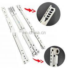Furniture Hardware FGV Style Coated Drawer Slide With Nylon Wheel Cabinet Drawer Runner Slide Rail thumbnail-5