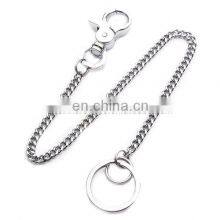 Fashion High Quality Metal Super Trigger Clip Pocket Chain Key Ring thumbnail-1