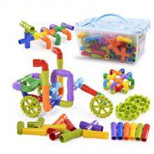 Water Pipe Building Blocks Assemble Educational Toys Early Education Water Pipe Building Blocks Variable Pipe 3+ thumbnail-2