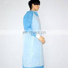 Easy to Wear and Use Waterproof Eco-Friendly Customized White Transparent Disposable PE Apron for Food Industry