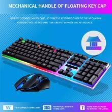 New Design G21B Wired Keyboard Mouse Set Computer Mechanical Led Waterproof Keyboard Mouse Combo thumbnail-6