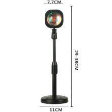 Romantic Rainbow Table Lamp Decoration Sun Rise Sunset Projection Lamp Sunset Light thumbnail-1