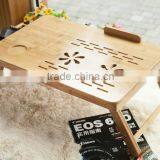 Bamboo Folding Laptop Computer Table thumbnail-3