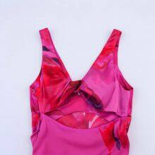 2025 New European and American Fashion Simple Printed Midi Dress thumbnail-2