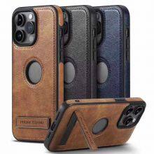 OEM Service & Custom Logo Leather Phone Cases for Iphone 13 14 15 Faux Leather Case Iphone