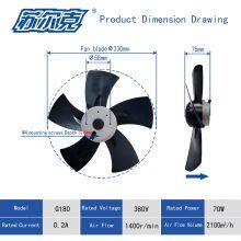 High-Performance 330mm Axial Fan for Industrial Cooling Solutions 230V 400V ODM/Obm Manufacturer thumbnail-2
