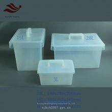 3l Pfa Acid Tank, High Temperature Resistant and Corrosion Proof, Square Cleaning Tank With Lid, Integrally Molded Acid - Base Tank, Leak - Free Immersion Tank thumbnail-5