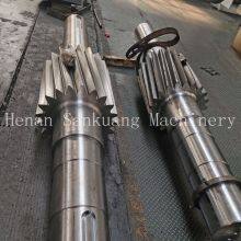 High Precision Ground Gear Spline Shaft With MTC 42CrMo4 Spline Shaft for Textile Machinery thumbnail-1