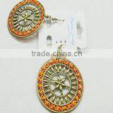 Most Popular Beautiful Design Handmade Earring Big Circle Earrings for Girls thumbnail-2