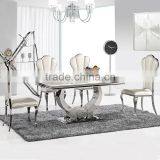 Stainless Steel Breakfast 6 Seater Dining Table Quality Choice thumbnail-1