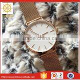 Rose Gold Print Lady Fashion Wholesale Quartz Movement Japan Movt Quartz Watches Quality Choice thumbnail-1