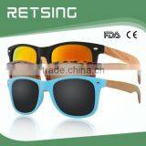 Custom Wood Sunglasses Customized Glasses Wooden Bamboo Logo CE FDA Quality Choice Supplier's Choice thumbnail-1