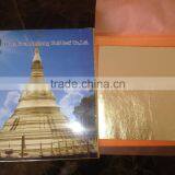 Japan Tinfoil Gold Leaf (adhesive With Inter Paper) Gold Foil thumbnail-1