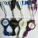 Colorful Retractable Earphones thumbnail-1