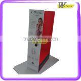 Shop sales promotion and anniversary for fruit juice cardboard advertising display stands