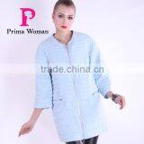 Spring New Product 2016 Medium And Long Women Clothes Round Collar Apparel Quality Choice thumbnail-2