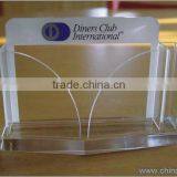 Desktop Acrylic Business Card Holder Plexiglass Paper Notes Organizer thumbnail-5