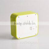 Best Teenager Home Promotional Gift OEM Multi-function Smart Digital Rotation Control Auto Light LCD Bedside Alarm Table Clock thumbnail-5