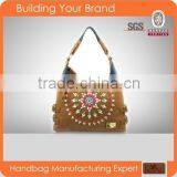 1500 Handbags Women Bags, Denim Shoulder Strap Lady PU Synthetic Leather Hand Bag 2015