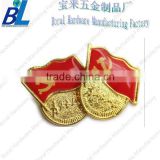 Custom gold plated red cross lapel pin