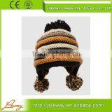 High Quality China Sale Winter Knitted Beanie With Tassel thumbnail-5