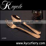 Sterling Silver Cutlery,rose Gold Cutlery,stainless Steel Luxury Gold Cutlery Set thumbnail-4