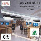 Led Linear Pendant Light/commercial Led Square Pendant Panel Light /Linear Suspended LED Light 4000ml