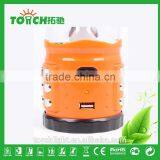 Yellow Solar Lantern Camping Light for Outdoor Camping Strong Light LED Lantern Lamp for ABS Plastic Rechargeable Camp thumbnail-2