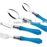 Dinnerware With Colored Handle T063