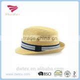 Fabulous Design Custom Made 100%Straw Paper Fedora Hats thumbnail-1