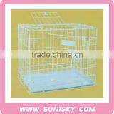 Plastic Powder Coating Double Door Wire Mesh Pet Cage thumbnail-1