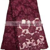 CL7577 2016 Chowleedee High Quality Top Fashion Latest Design Beaned Lace Fabric thumbnail-4