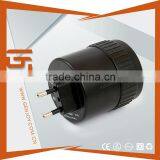 Universal World 4-In-1Travel Adapter Plug - Retail Packaging - Black thumbnail-4