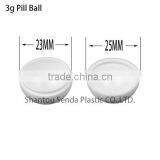 PP Plastic Ball for Pill 3g Round Medicine Container thumbnail-5