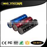 Onlystar GS-8019 factory supply 9led torch light aluminum alloy pocket size led flashlight